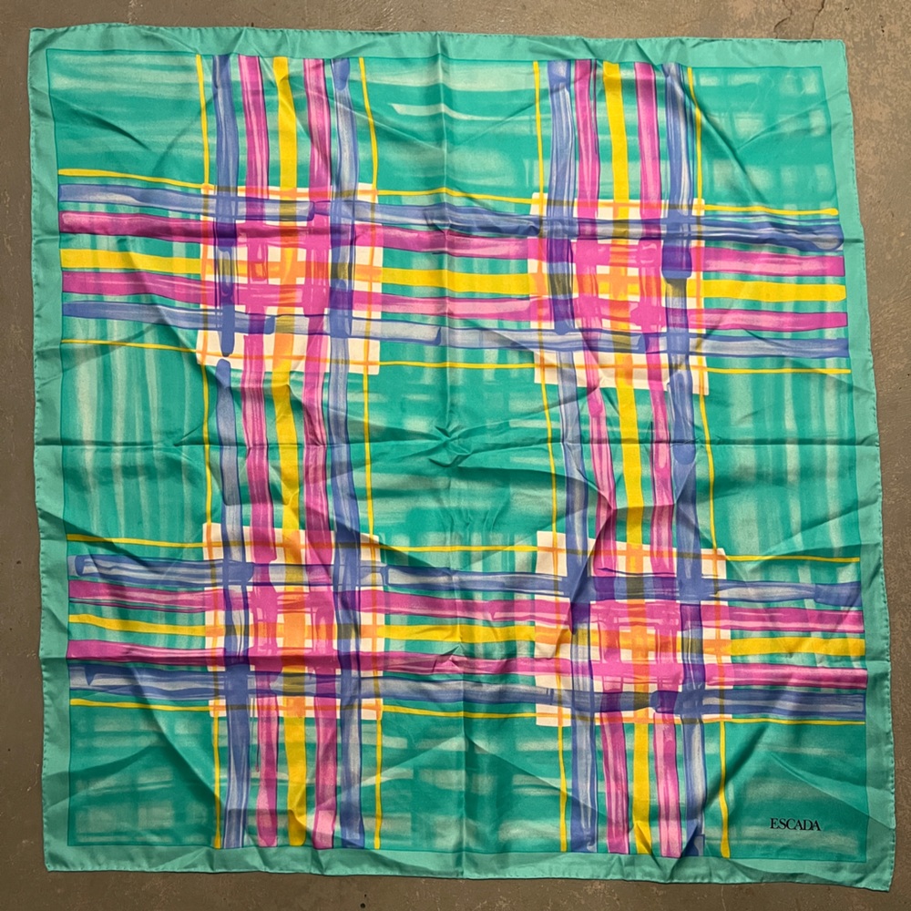 Vintage ESCADA Silk Scarf